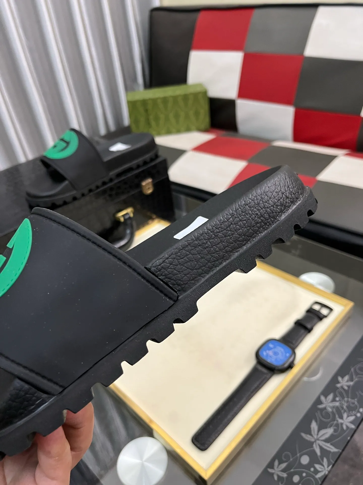 Men's men's shoes💰260⌚️⌚️ＧＵＣＣＩ.Gucci.Official website 1:1 popular slippers hot sale! Original original material 🩴 SIZE: 38-46 (45.46 non-refundable)